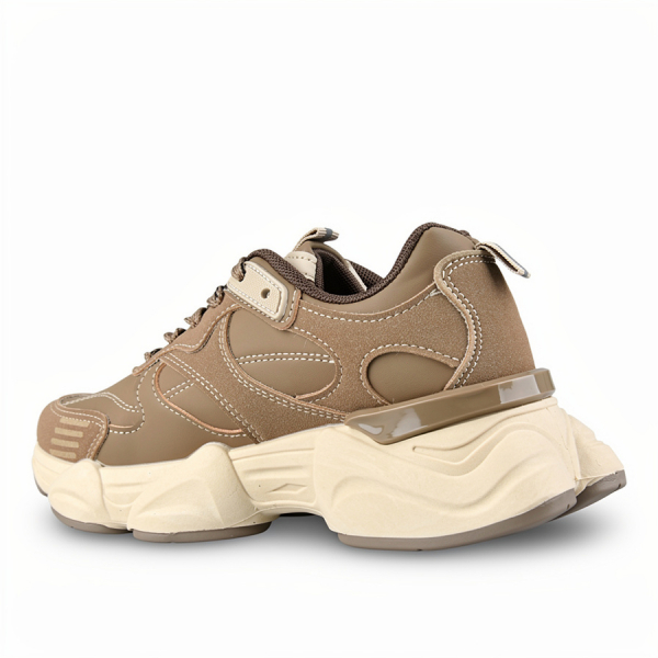 adidași damă piele ecologică maro deschis 0162724