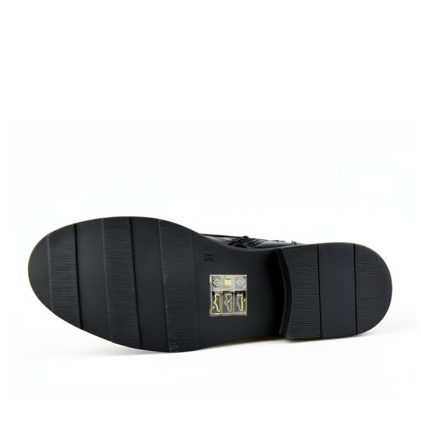 lady's boots synthetic leather black 0162820