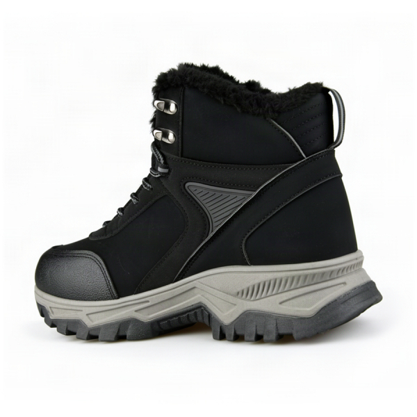 men's boots synthetic leather black 0162636
