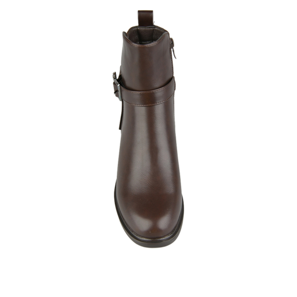 lady's boots eco leather/textile brown 0162475