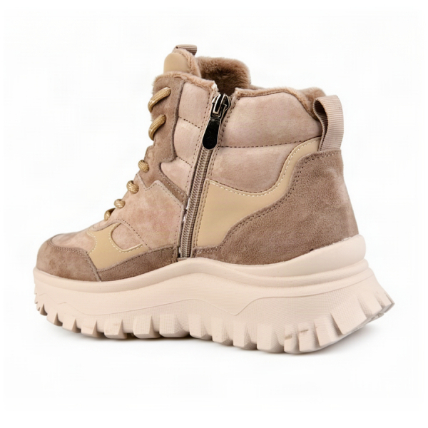 botine damă piele naturală bej 0162865