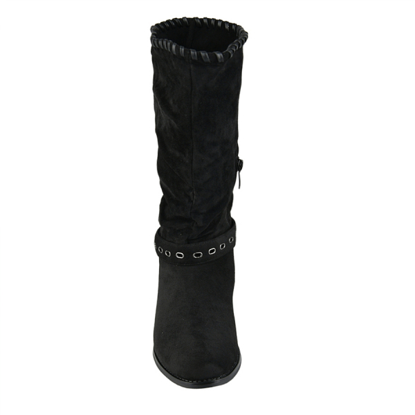 cizme damă textil negru 0162788