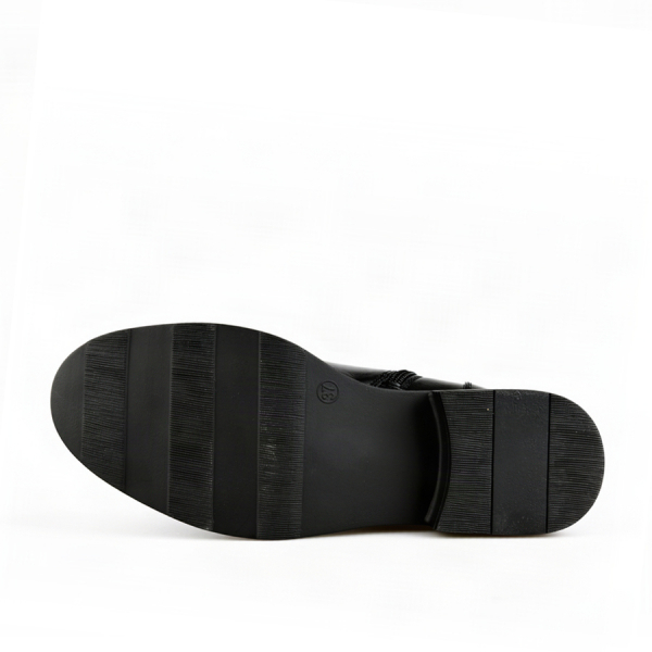 botine damă piele ecologică negru 0162910