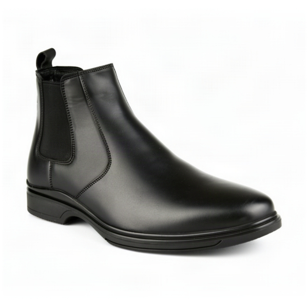 men's boots genuin leather black 0162949