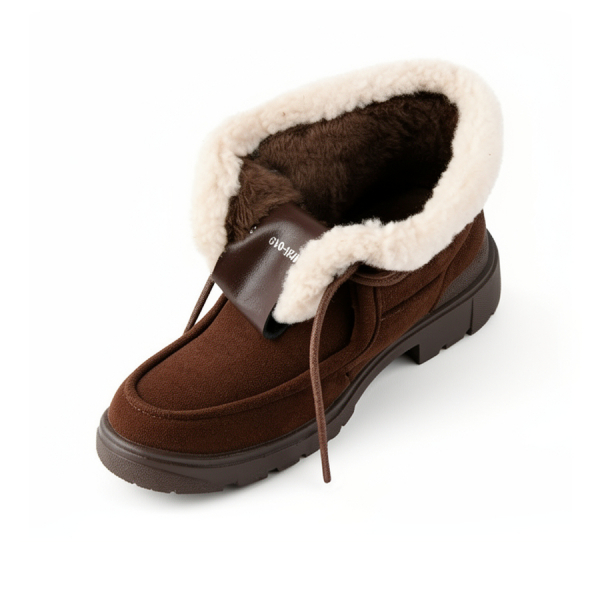 lady's boots textiles brown 0162779