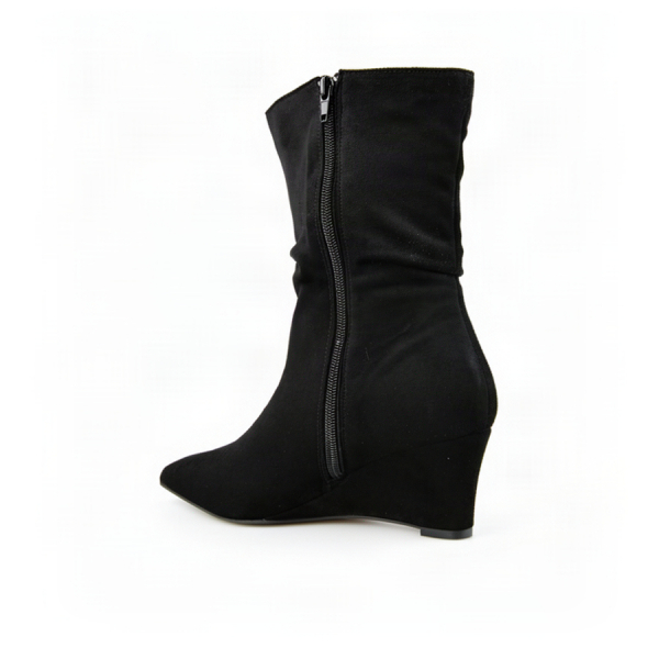 lady's boots textile black 0162982