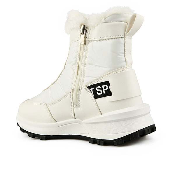 botine de zăpadă damă textil alb 0162639
