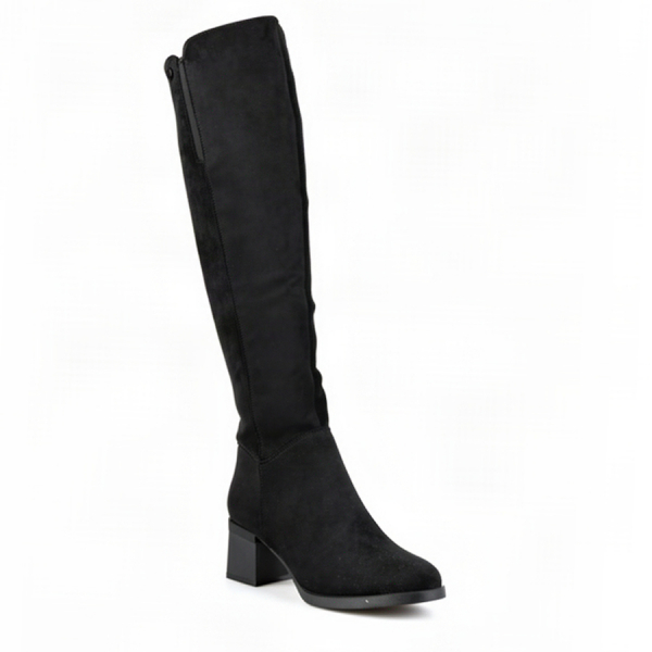 cizme damă textil negru 0163406