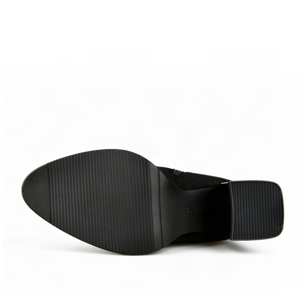 botine damă textil negru 0163402