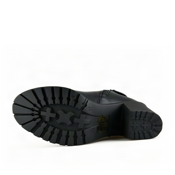 cizme damă textil/piele ecologică negru 0162507