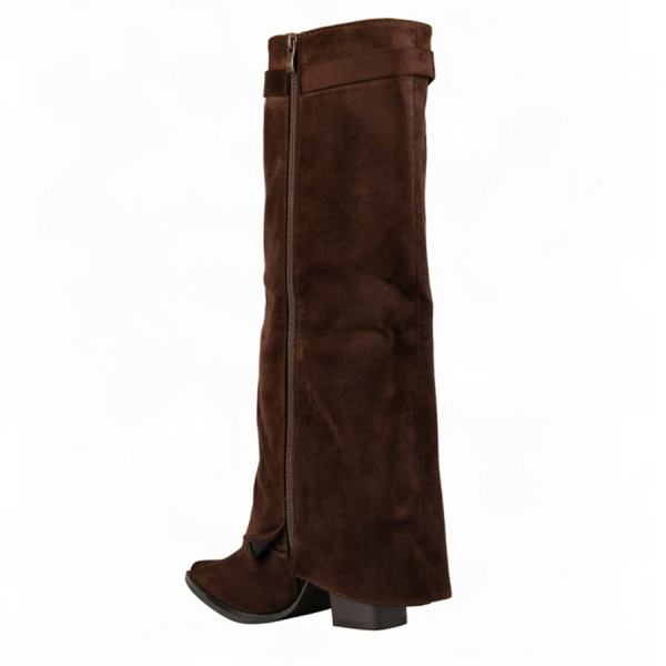 cizme damă textil maro 0163211