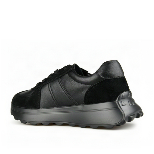 adidași damă piele naturală negru 0163194