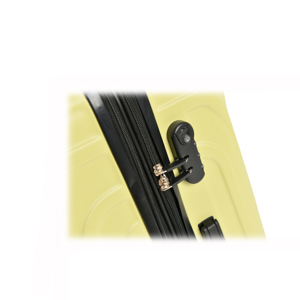 small suitcase ABS plastic green 0163663