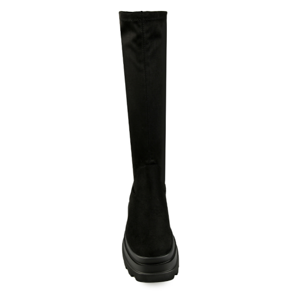 cizme damă textil negru 0162031