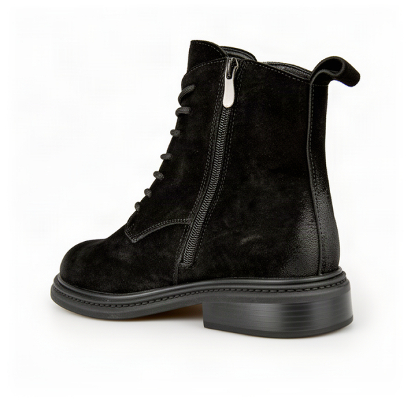 lady's boots genuin leather black 0162663