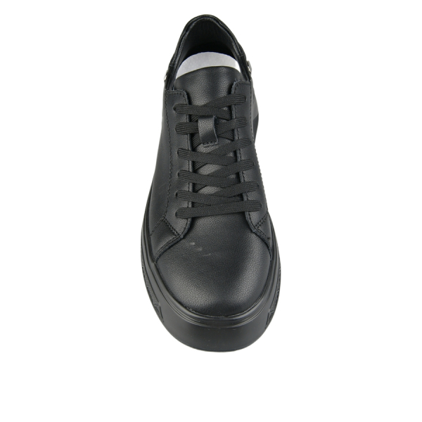 lady's shoes genuin leather black 0163347