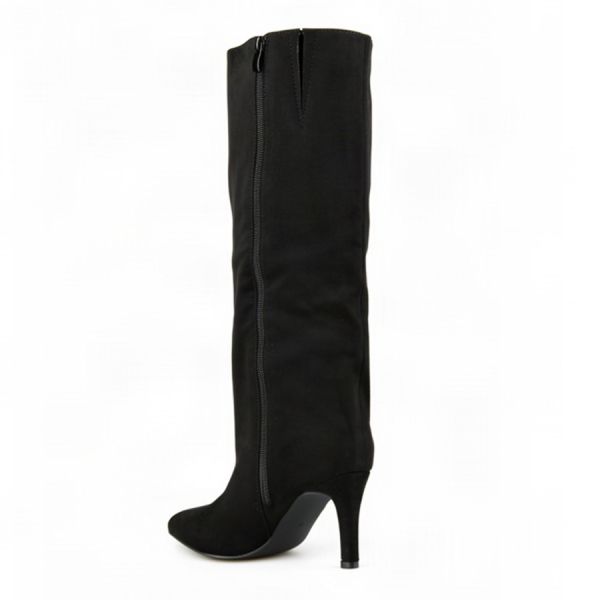 cizme damă textil negru 0163213