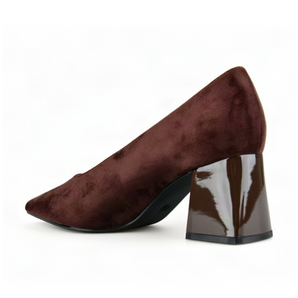 pantofi damă textil maro 0163254