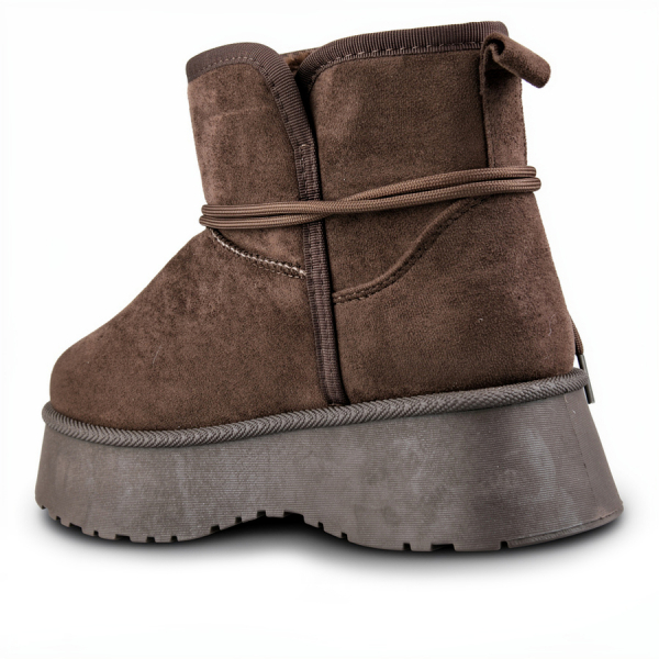 botine de zăpadă damă textil maro 0162977