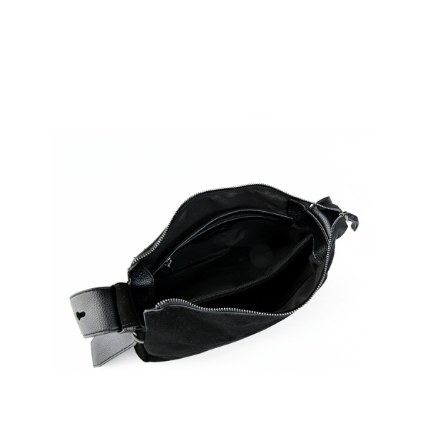 geantă damă  piele naturală/piele ecologică negru 0163144