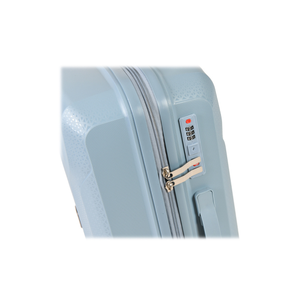 valiză mare polipropilenă albastru deschis 0161426