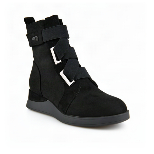 lady's boots textiles black 0162464