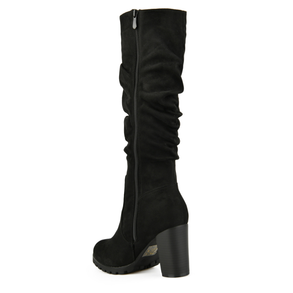 cizme damă textil negru 0162022