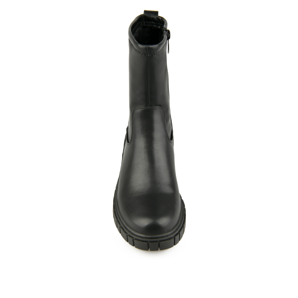 lady's boots synthetic leather black 0162020