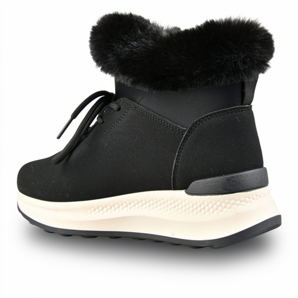 lady's boots eco leather/textile black 0162306
