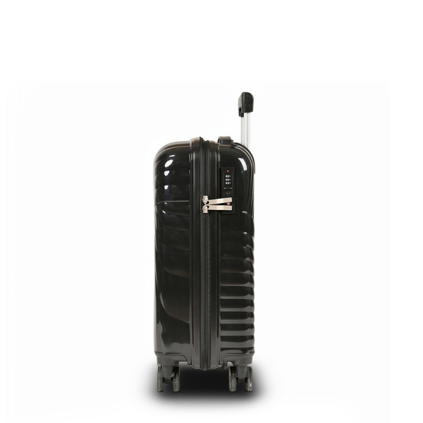 small suitcase polypropylene black 0161601