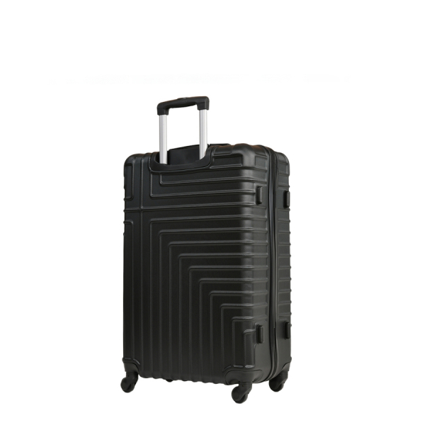 small suitcase ABS plastic black 0163684
