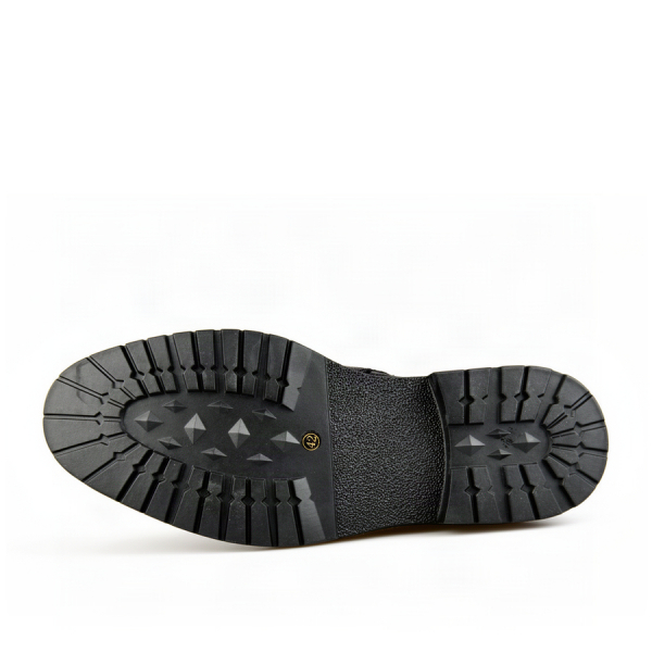 botine bărbați piele naturală negru 0162137