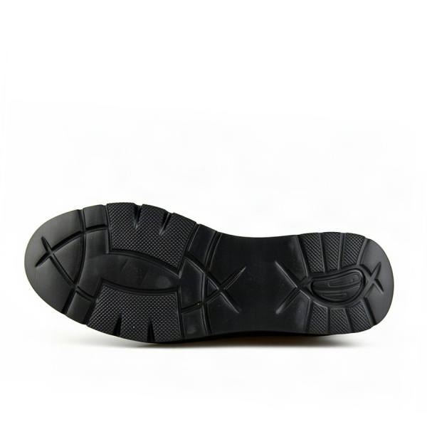 pantofi damă piele naturală/textil maro/negru 0163080