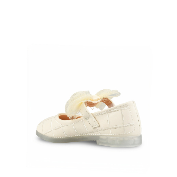 kids shoes synthetic leather beige 0161821