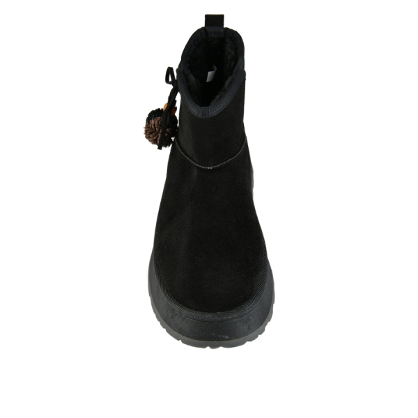 botine damă textil negru 0163239