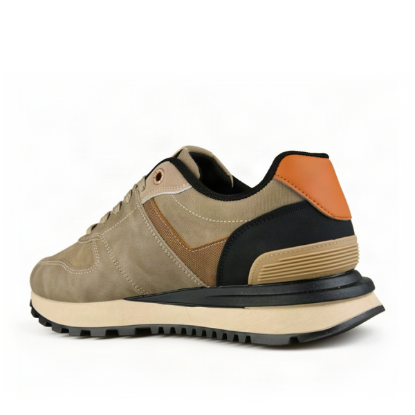 adidași bărbați piele ecologică maro deschis 0162622