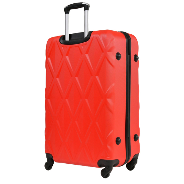 big suitcase ABS plastic red 0163653