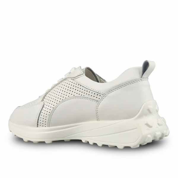 lady's shoes genuin leather white 0162041