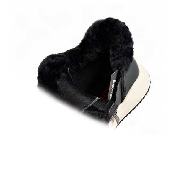 botine damă piele naturală negru 0162872