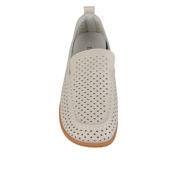 pantofi damă piele naturală bej 0164119
