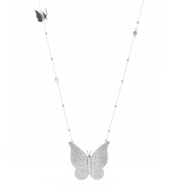 set colier și cercei damă cupru argintiu 0165179
