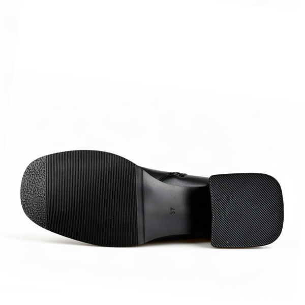 lady's boots genuin leather black 0162642