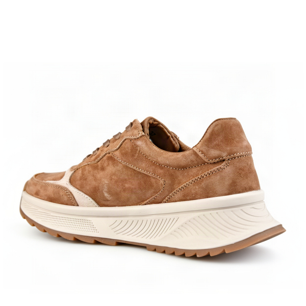 adidași damă piele naturală maro deschis 0163329