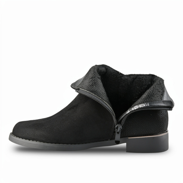 lady's boots textiles black 0162478