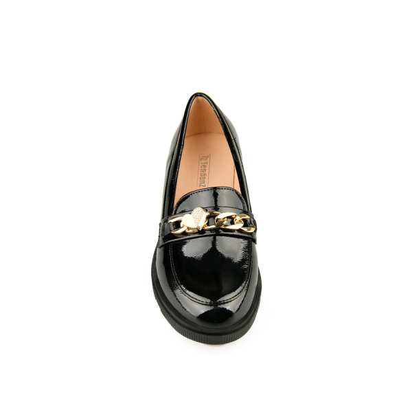 pantofi copii piele ecologică negru 0154978