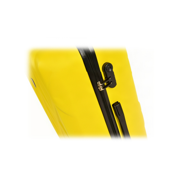 big suitcase ABS plastic yellow 0163659