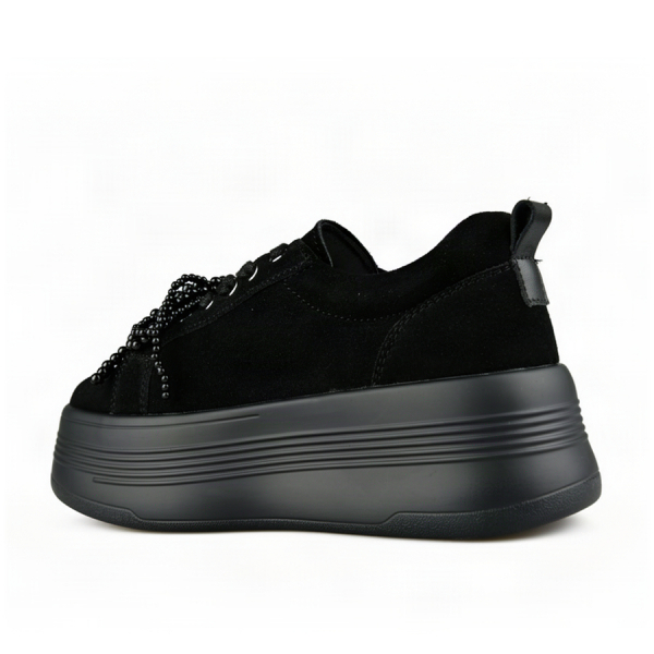 pantofi damă piele naturală negru 0163082