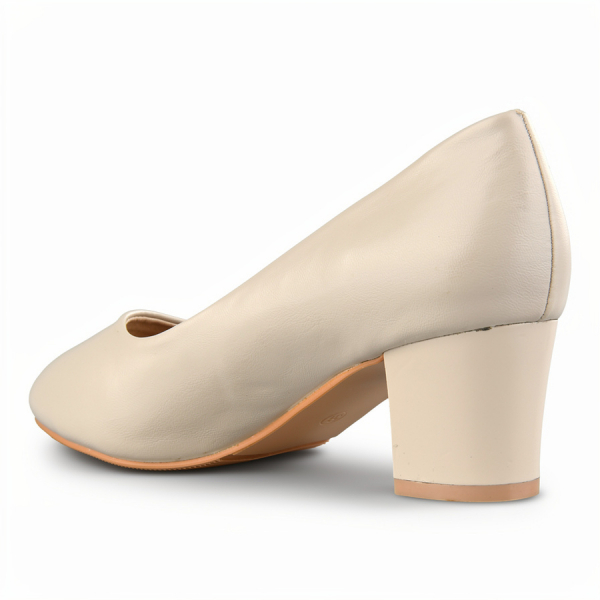 pantofi damă piele ecologică bej 0161826