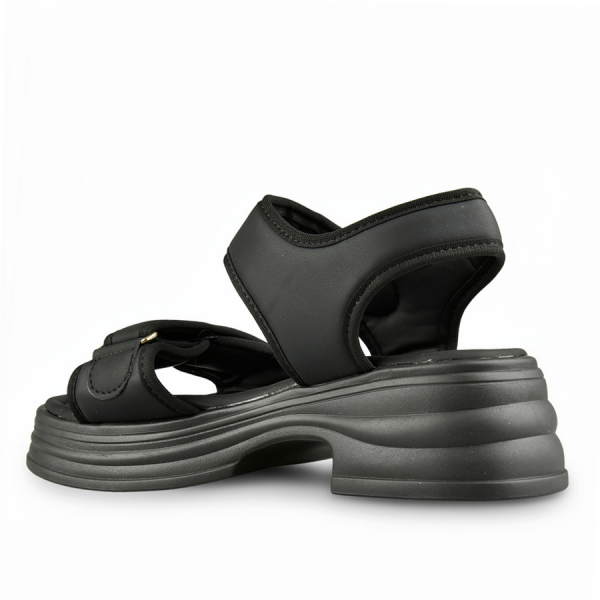 sandale damă piele ecologică negru 0161869