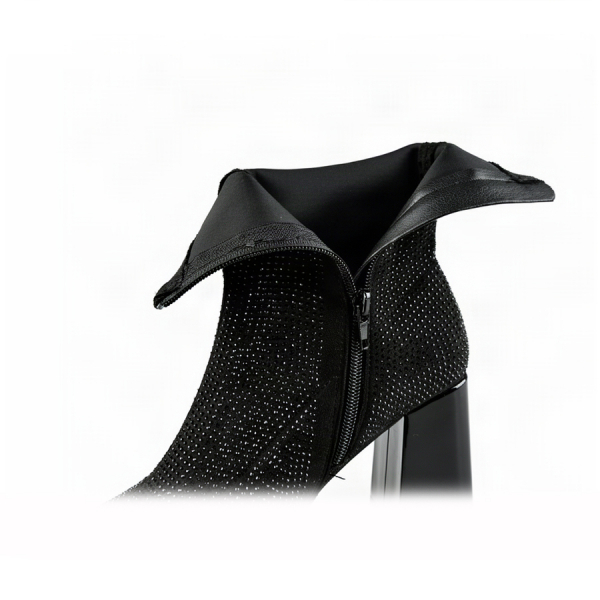 lady's boots textile black 0162983